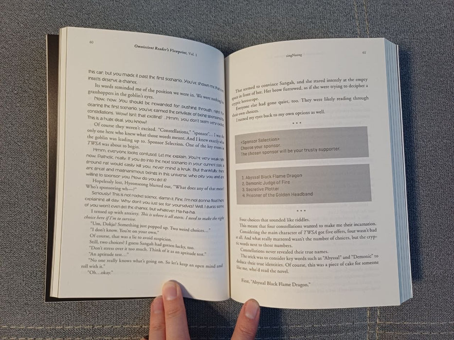 Omniscient Reader's Viewpoint (novel). Volume 1