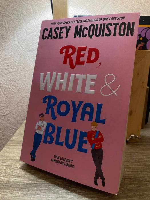 Red, white and royal blue