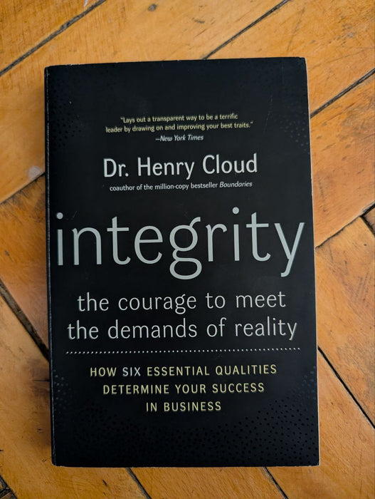 Integrity the courage to meet the demands of reality