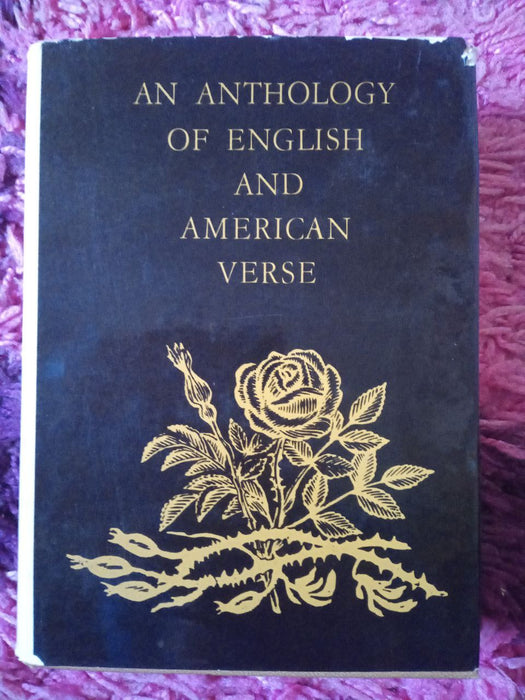 An anthology of English and American verse